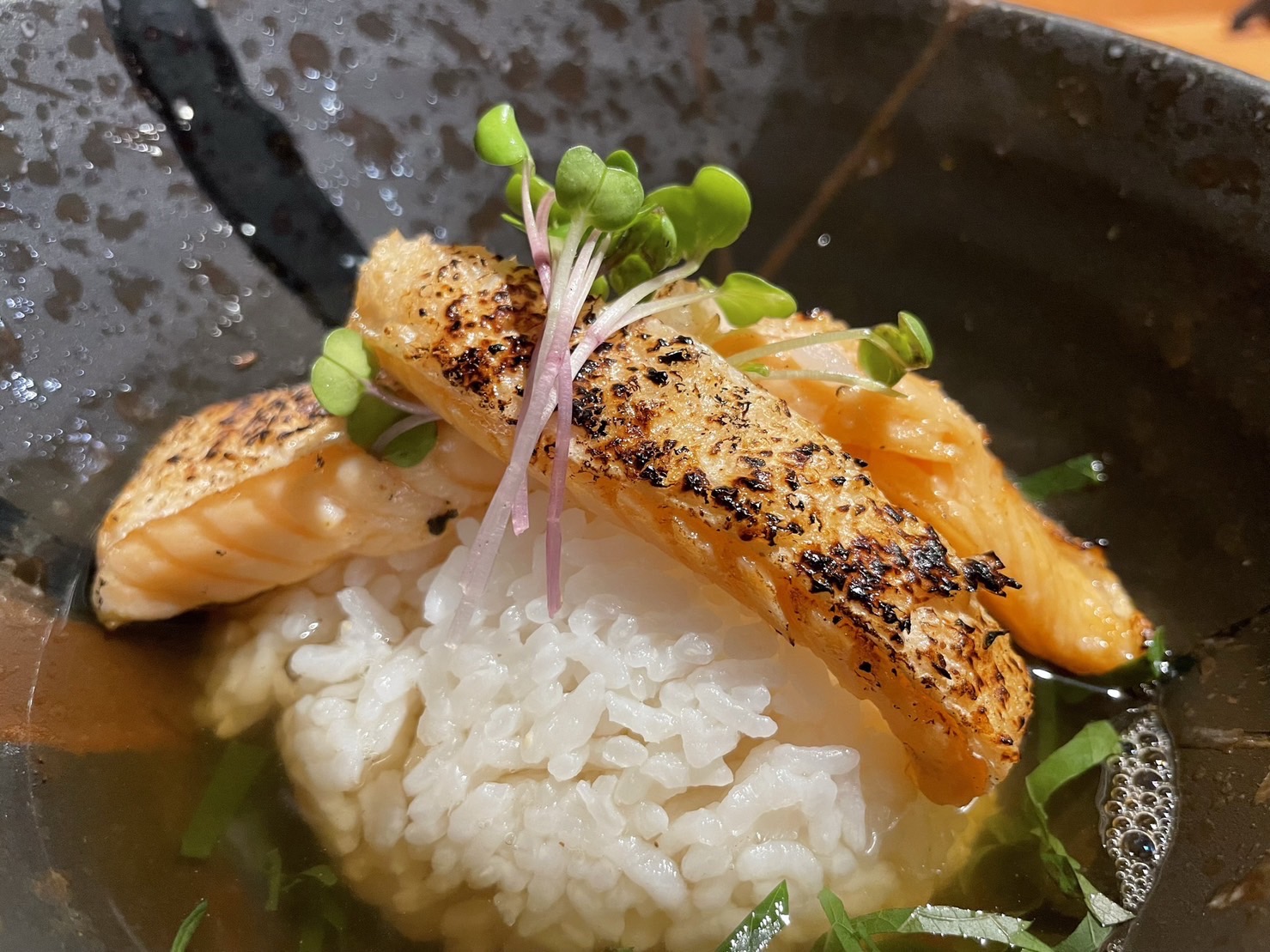 〆屋　ハラス茶漬け